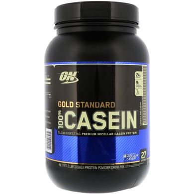 Казеїновий протеїн печиво і вершки Optimum Nutrition (Casein) 100% Casein 909 г