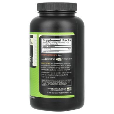 Глутамин в форме порошка, без ароматизаторов, Optimum Nutrition, 10,6 унц. (300 г) купить в Киеве и Украине