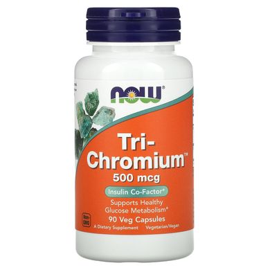 Хром Now Foods (Tri-Chromium) 500 мкг 90 капсул
