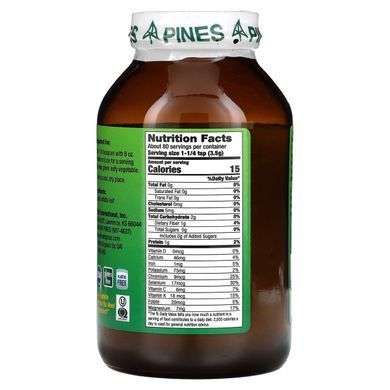 Pines International, порошок із люцерни, 280 г (10 унцій)