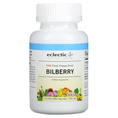 Чорниця Eclectic Institute (Bilberry) 400 мг 120 капсул