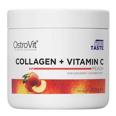 Колаген + вітамін С, COLLAGEN + VITAMIN C, OstroVit, 200 г