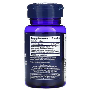Life Extension Krill Healthy Joint Formula 30 capsules