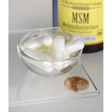 Метілсульфонілметан, MSM, Swanson, 1000 мг, 120 капсул