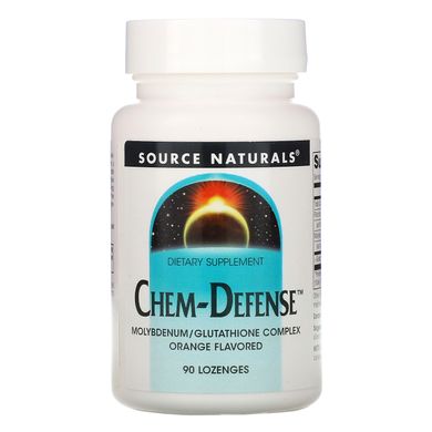 Захист від хімікатів під язик Source Naturals (Chem Defense) 90 таблеток з апельсиновим смаком