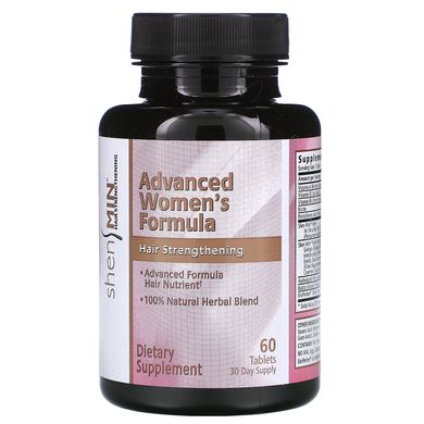 Засіб для зміцнення волосся, формула для жінок, Shen Min Advanced Formula for Woman, Natrol, 60 таблеток
