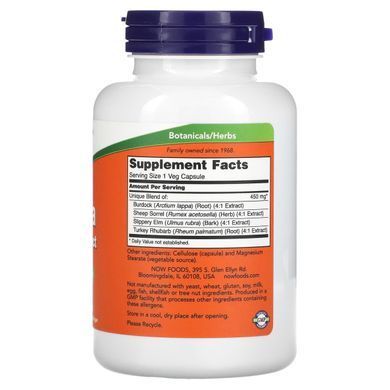 Трав'яний екстракт оджібве Now Foods (Ojibwe Herbal Extract) 450 мг 180 рослинних капсул