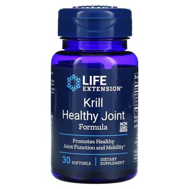 Формула здорових суглобів, масло криля, Krill Healthy Joint Formula, Life Extension, 30 капсул