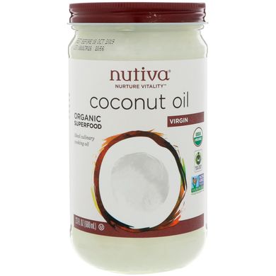 Кокосове масло Nutiva (Coconut Oil) 680 мл