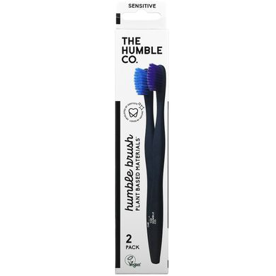 The Humble Co., Зубна щітка Humble з бамбука, чутлива, 2 шт. В упаковці