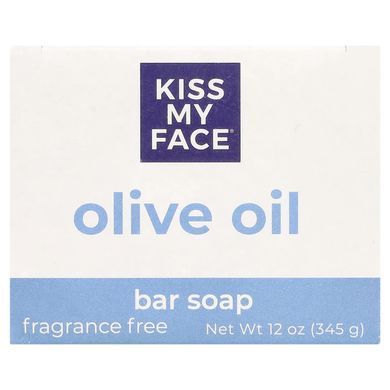 Чистое мыло с оливковым маслом Kiss My Face (Pure Olive Oil Soap Fragrance Free) 113 г купить в Киеве и Украине