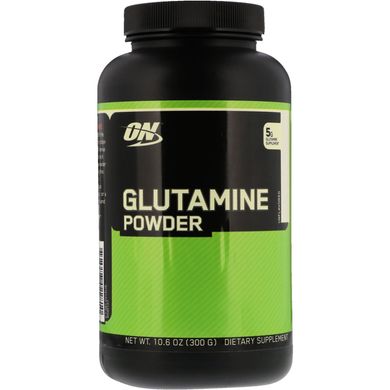 Optimum Nutrition, Glutamine Powder, Unflavored, 10.6 oz (300 g)