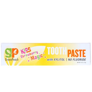 Детская зубная паста клубника GreenPeach (Toothpaste) 113 г купить в Киеве и Украине