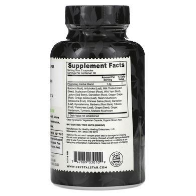 Liver Renew (оновлення печінки), Crystal Star, 60 вегетаріанських капсул