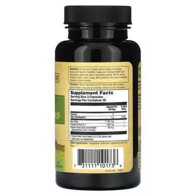 Пчелиная пыльца, Маточное молочко и Прополис Montana Big Sky (Bee Pollen, Royal Jelly and Propolis) 90 капсул купить в Киеве и Украине