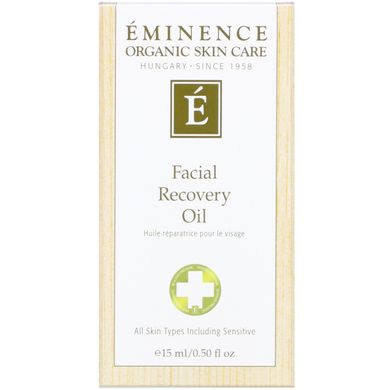 Відновлююча олія для обличчя, Eminence Organics, 0,50 рідкої унції (15 мл)
