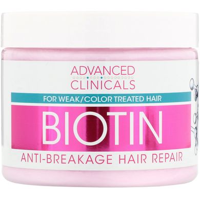Биотин, восстанавливающий, для волос, Advanced Clinicals, 355 мл купить в Киеве и Украине