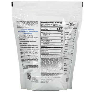 Сироватковий протеїн і пробіотик, шоколадний смак, Lake Avenue Nutrition, 907 г