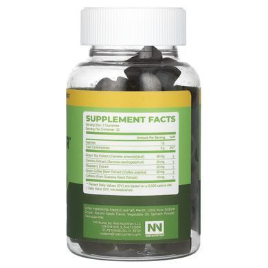 Nobi Nutrition, Жиросжигающие жевательные таблетки с зеленым чаем, 60 жевательных таблеток на основе пектина купить в Киеве и Украине