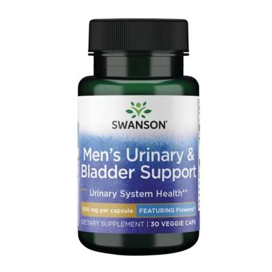 Підтримка сечового міхура у чоловіків Swanson (Mens Urinary Bladder Support) 30 вегетеріанських капсул
