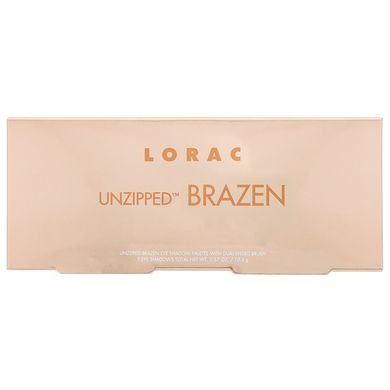 Палітра тіней для повік Unzipped Brazen з двосторонньою кісточкою, Lorac, 10,5 г