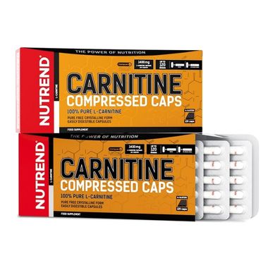 Карнітін Тартрат (Nutrend Carnitine Compressed) 120 капсул
