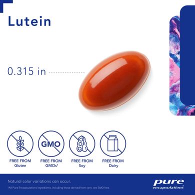 Лютеин Pure Encapsulations (Lutein) 20 мг 60 капсул купить в Киеве и Украине