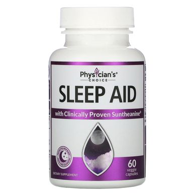 Снодійне, Sleep Aid, Physician's Choice, 60 вегетаріанських капсул