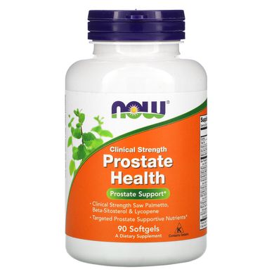 Вітаміни для здоров'я простати Now Foods (Clinical Strength Prostate Health) 90 капсул