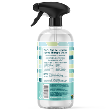 Therapy Clean, Засіб для чищення ванн та плитки та поліроль з ефірною олією грейпфрута, 16 унцій (473 мл)