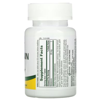 Nature's Plus, Мелатонін, 20 мг, 90 таблеток