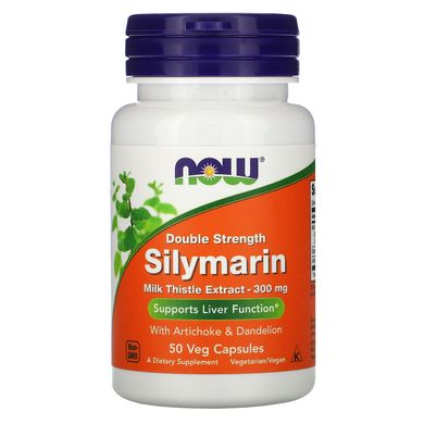 Розторопша Now Foods (Silymarin) 300 мг 50 капсул