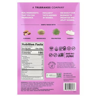 Trubar, Plant Based Protein Bar, Daydreaming About Donuts, 12 Bars, 1.76 oz (50 g) Each