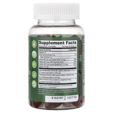 YumVs, PMS Suport Gummies, Natural, 60 Gummies