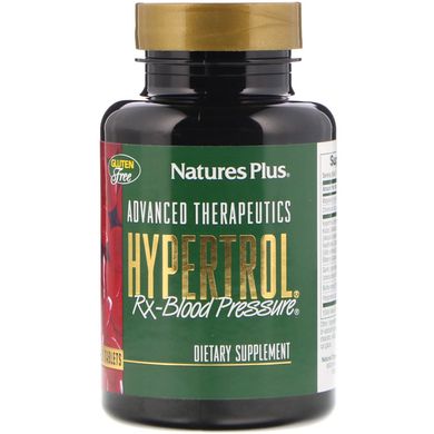 Нормалізація тиску, Hypertrol RX Blood Pressure, Nature's Plus, Advanced Therapeutics, 60 таблеток