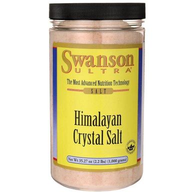Гималайская кристаллическая соль, Himalayan Crystal Salt, Swanson, 35.27 oz Salt купить в Киеве и Украине