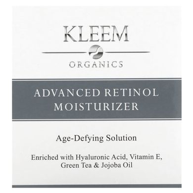 Kleem Organics, Advanced Retinol Moisturizer, Age-Defying Solution, 1.7 fl oz (50 ml) купить в Киеве и Украине