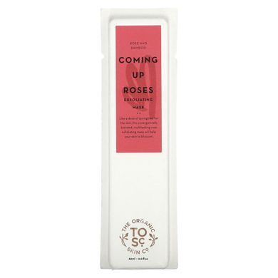 The Organic Skin Co., Coming Up Roses, відлущувальна маска для краси, троянда та бамбук, 60 мл (2 рідк. унції)