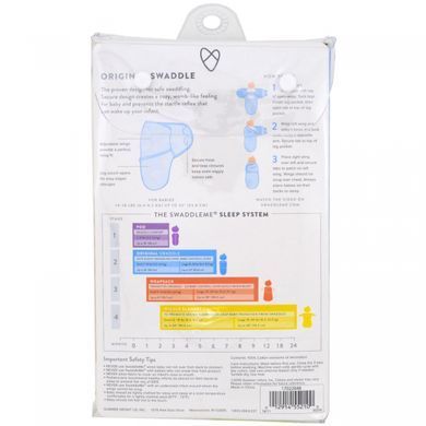 Пеленки для младенцев 4-6 месяцев Summer Infant (Swaddle Me Original) 2 пеленки купить в Киеве и Украине