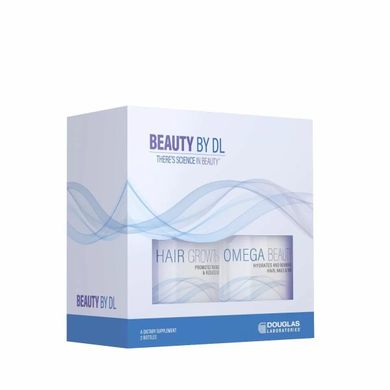 Набір для краси вітаміни для росту волосся + омега Douglas Laboratories (Beauty Box) 2 шт по 60 капсул