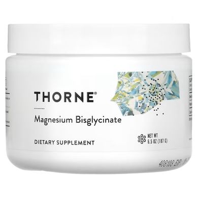 Магній Бісгліцинат Thorne Research (Magnesium Bisglycinate) 187 г