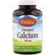 Кальцій у формі хелату, Chelated Calcium, Carlson Labs, 500 мг, 180 таблеток фото