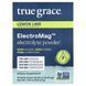 True Grace, ElectroMag&trade;, электролитный порошок, со вкусом лимона и лайма, 16 пакетиков по 5,64 г (0,20 унции) фото