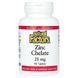 Хелатний цинк Natural Factors (Chelated Zinc) 25 мг 90 таблеток фото