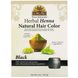Натуральна фарба для волосся з трав'яної хни, чорна, Okay, 56,7 г фото