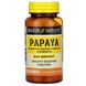 Папайя, комплекс ферментів для травлення, Papaya, Digestive Enzyme Complex, Mason Natural, 100 жувальних фото