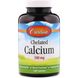 Кальций в форме хелата, Chelated Calcium, Carlson Labs, 500 мг, 180 таблеток фото