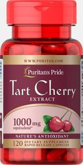 Пиріг "Вишневий екстракт", Tart Cherry Extract, Puritan's Pride, 1000 мг, 120 капсул