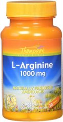 Аргинин Thompson (L-Arginine) 1000 мг 30 таблеток купить в Киеве и Украине