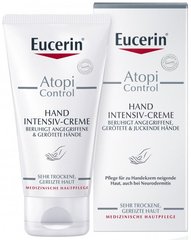 Інтенсивний крем для рук для сухої і атопічної шкіри AtopiControl, Intensive Hand Cream For Dry And Atopic Skin, Eucerin, 75 мл